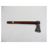 Axe with wooden handle