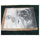 German WWII pencil drawing poster, "Unseen