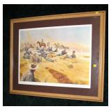 Limited edition print 149/500 Cavalry and Indian
