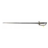 U.S. M 1840 NCO straight sword marked U.S.