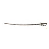 Cavalry sabre sword with French writing