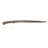 Antique Indonesian-style sword, 21" blade