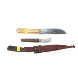 Lot, 3 knives: Kent, NY City Utility; Case 6" -337