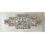 10K white gold 1.00 ct. diamond style square halo