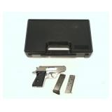 Walther PPK Stainless 9mm Kurz/.380 auto, 3.3"