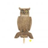 Decatur, Illinois paper machet owl, two-sided,
