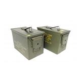 2- Large ammunition cans