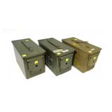3- Metal ammunition cans