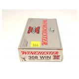 Box of Winchester .308 WIN 150-grain Power-Point