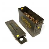 Ammunition can of .45 Auto cartridges