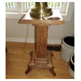 10" square, 22" High Pedestal table