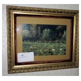 16" x 19" vintage gold guilt frame,