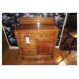 29" Oak dry sink
