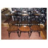 6- Hitchcock Stenciled dining chairs