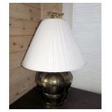 24" brass table lamp