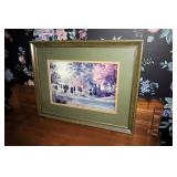 7.5" x 11.5" framed and matted, signed Lynn Airel