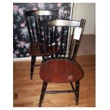 2- Hitchcock stenciled chairs