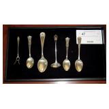 Lot, 6 sterling silver serving and flatware