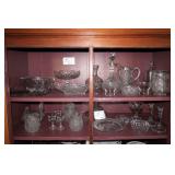 Large lot, cut glass, Includes;