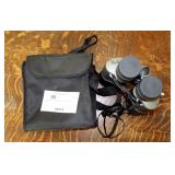 Binolux 8-24 x 50 zoom binoculars with carrying