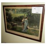 14" X 19.5" colored print "The Peacemaker"