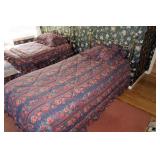 Brass twin bed with Serta Perfect Sleeper