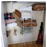 Lot, blanket closet, decorative pillows, electric