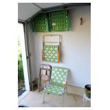 Lot of 6 folding chairs