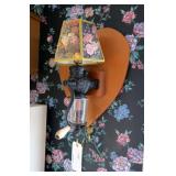 Arcade "Crystal" cast iron coffee grinder/lamp