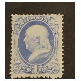 U.S. #145 Mint Hinged, no gum