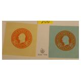 U.S. #U530, 531 Mint Never Hinged