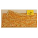 U.S. # C19 Mint Never Hinged, 11 each