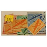 U.S. # C25-31 Mint Never Hinged, 3 each