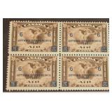 Canada #C4 Block of 4 Mint Hinged