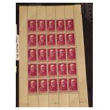 France B69 sheet of 25 Mint Never Hinged