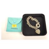Tiffany & Co. sterling silver chain bracelet with