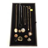 Lot, jewelry, some sterling silver