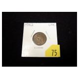 1892 Indian Head, uncirculated