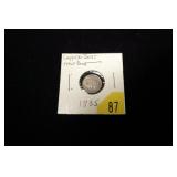 1835 U.S. Capped Bust half dime