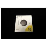 1849-O Seated Liberty half dime