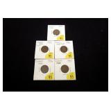 5- Indian Head cents