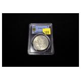 1879 Morgan dollar, PCGS slab certified AU-53