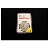 1881-S Morgan dollar, NGC slab certified MS-62