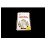 1886 Morgan dollar, NGC slab certified MS-62