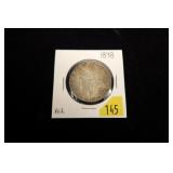 1898 Morgan dollar, AU