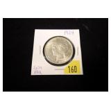 1924 Peace dollar, gem BU