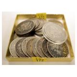 18- Assorted Morgan dollars