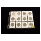 12- Kennedy uncirculated half dollars 1971-1997-D