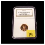 2006-S Lincoln cent, slab certified Proof-70