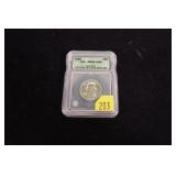 1962 Washington quarter, slab certified Proof-68